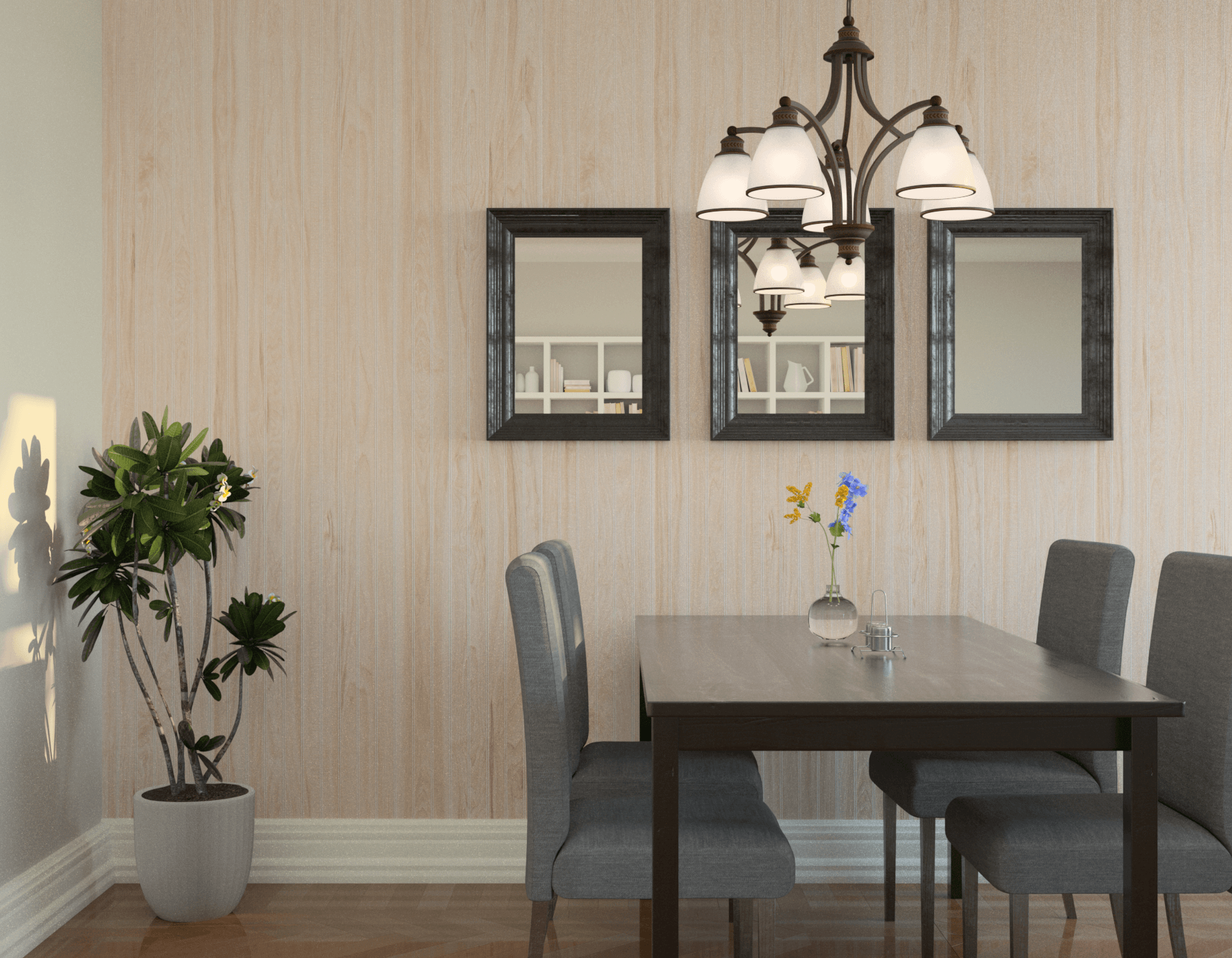 Dining Room Wood Frosted Maple