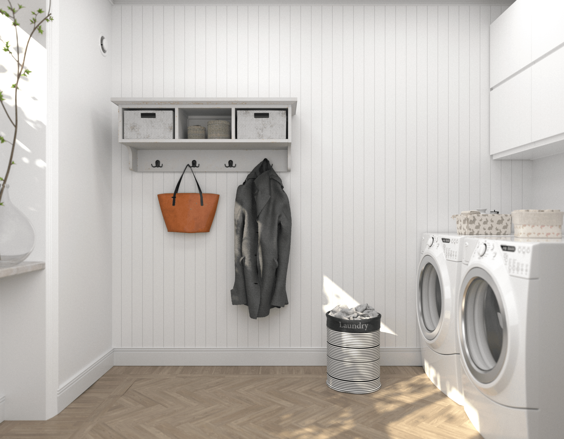 Laundry Beadboard Dover Plank