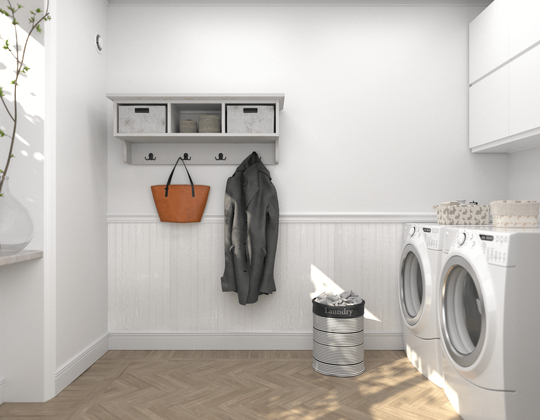 Laundry Beadboard Pinetex