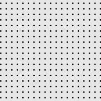 White Perforated